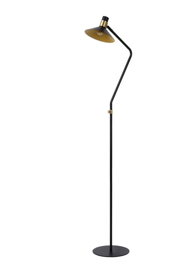 Lucide PEPIJN - Floor lamp - Ø 23 cm - 1xE14 - 3 StepDim - Black - off